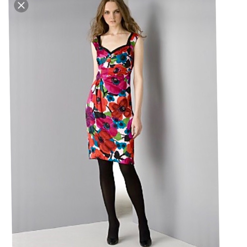 Nanette Lepore Silk Floral Gin Sling Dress